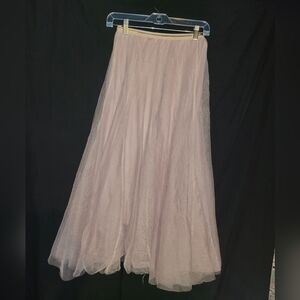Twirl with elegance in our dreamy light pink lightweight long skirt